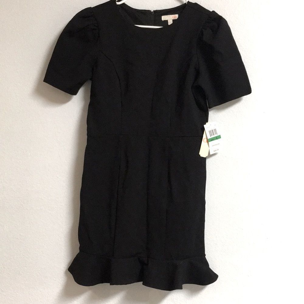 GB GIRLS • Black Ruffle Dress Heartland Dixie Size Large - Picture 1 of 8